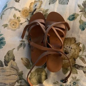 K. Jacques wedge sandals, worn once